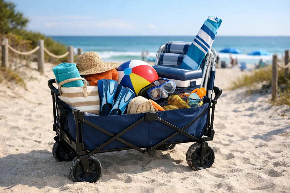 How to Pack a Beach Wagon for a Beach Day