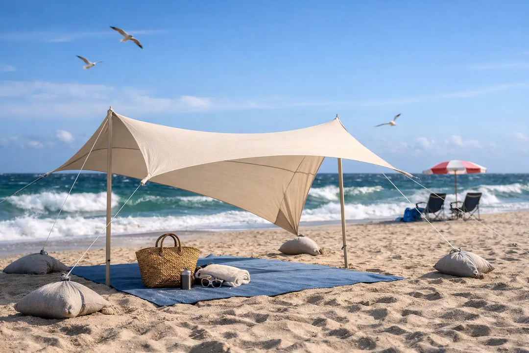Beach Shade Setup Guide for Windy Beach Days