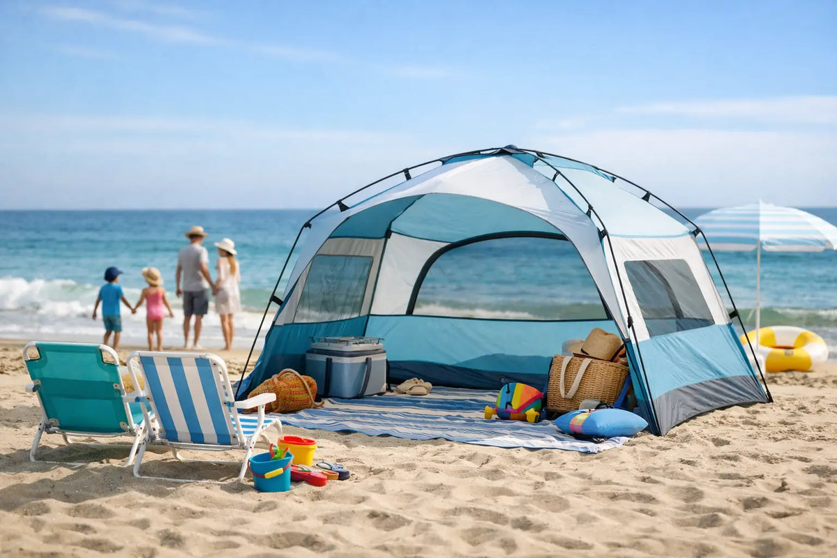 Family Beach Tent Setup for Easy, Breezy Days