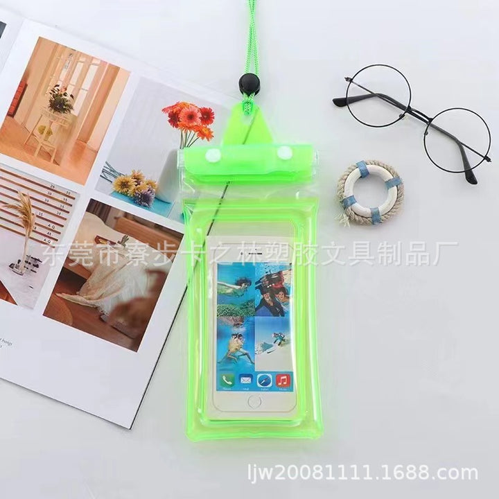 Three-Fold Waterproof Phone Bag for Swimming, Touchscreen