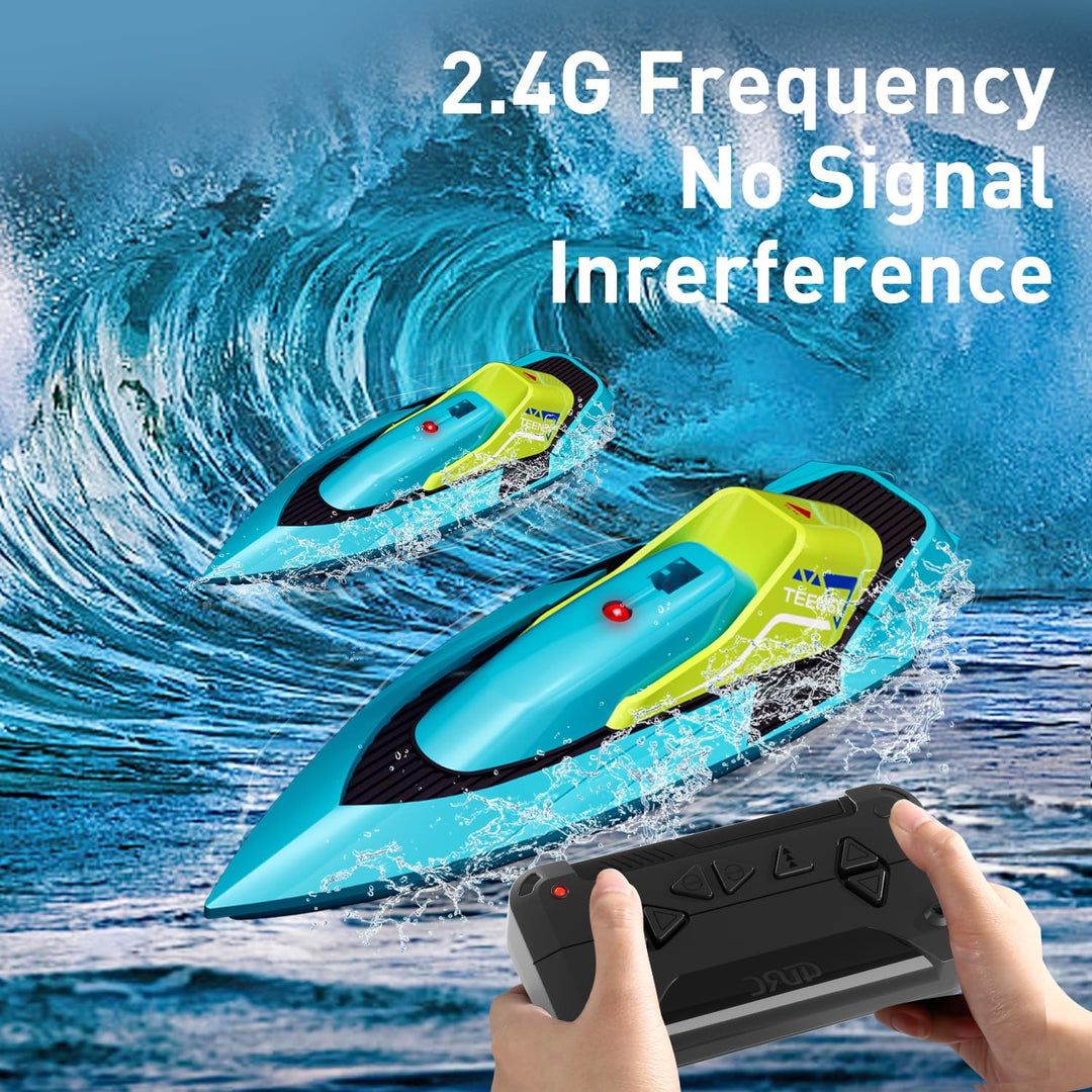S5 Remote Control Boat for Pools &amp; Lakes | 20 MPH | 2.4GHz | Self-Righting RC Boat