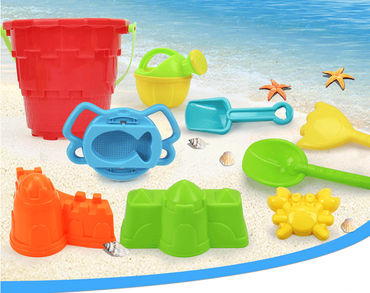 Beach Bucket Toy Set for Sand Play