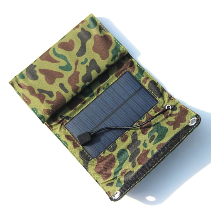 7W Portable Solar Charger | USB Output | Foldable &amp; Lightweight | Camping &amp; Outdoor