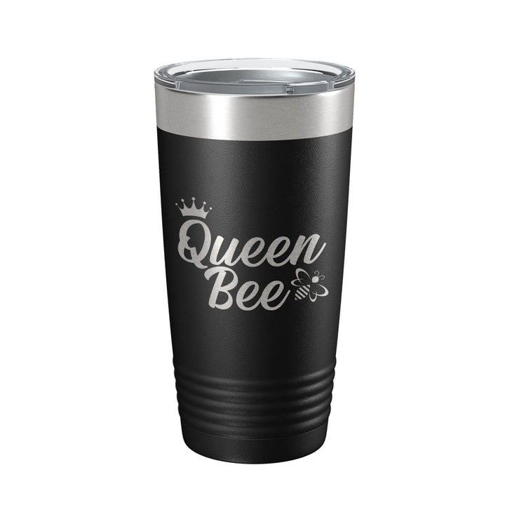 Queen Bee Tumbler Travel Mug Gift Insulated Laser Engraved Coffee Cup 20 oz-0