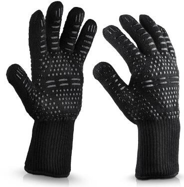 Extreme Cooking Heat BBQ Mitts,