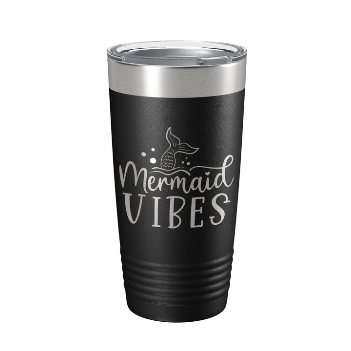 Mermaid Vibes Tumbler Travel Mug Insulated Laser Engraved Coffee Cup 20 oz-5