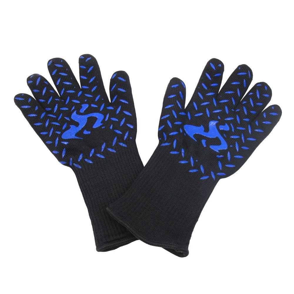 Extreme Cooking Heat BBQ Mitts,