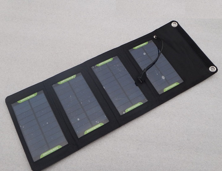 7W Portable Solar Charger | USB Output | Foldable &amp; Lightweight | Camping &amp; Outdoor