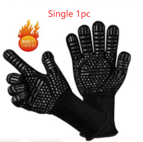 High Temperature Fireproof Barbecue Baking Gloves