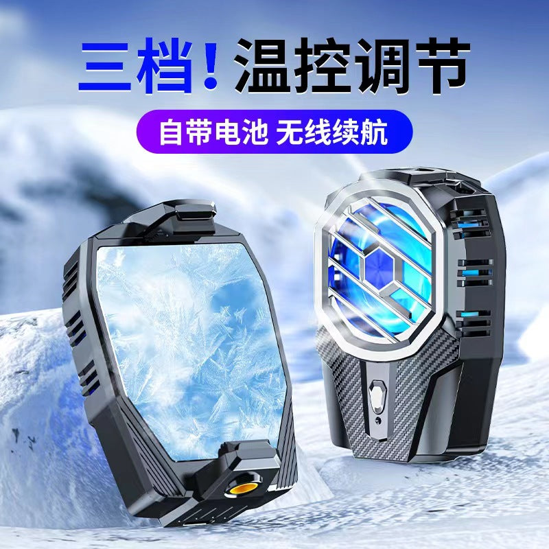 Magnetic Back Clip Phone Cooler with Digital Display