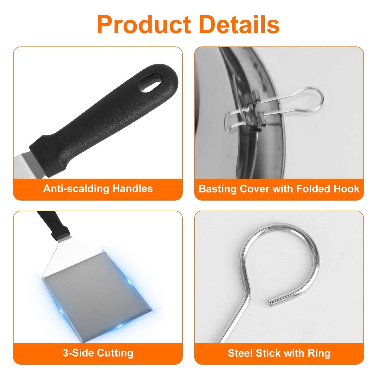 31Pcs Griddle Accessories Kit Flat Top Griddle For A Backyard BBQ Chef