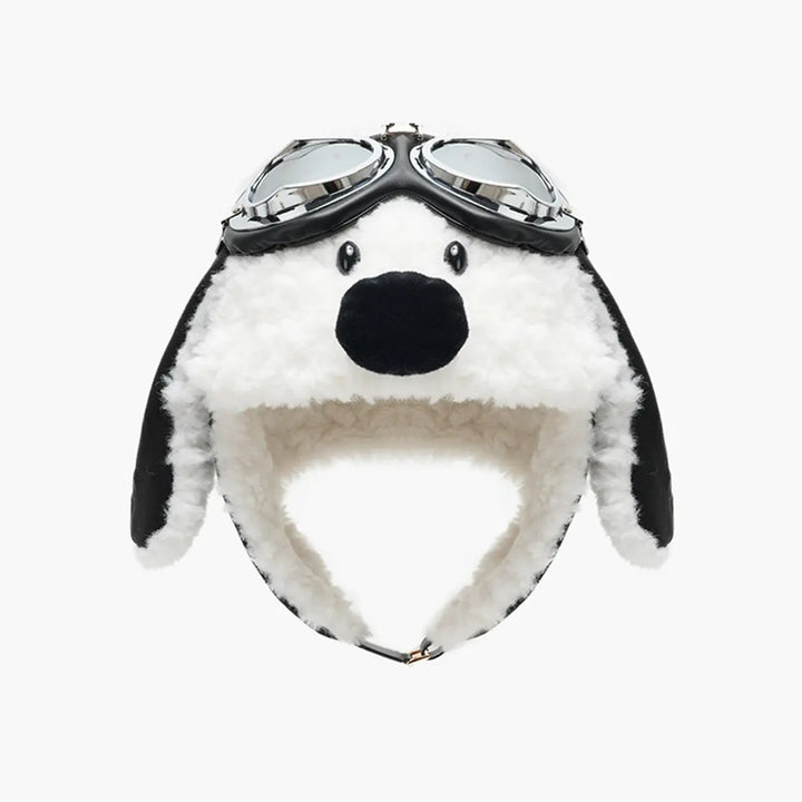 Fleece-Lined Animal Ear Winter Hat