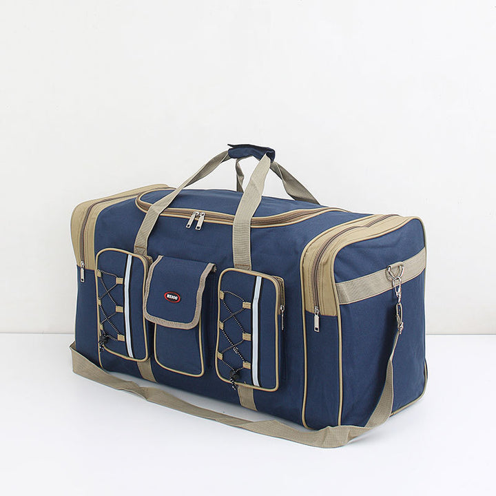Foldable Canvas Travel Bag with Large Capacity