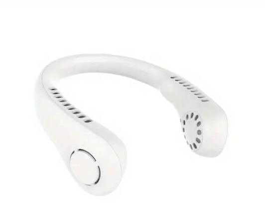 Portable Neck Hanging Mini Leafless Fan (Rechargeable)