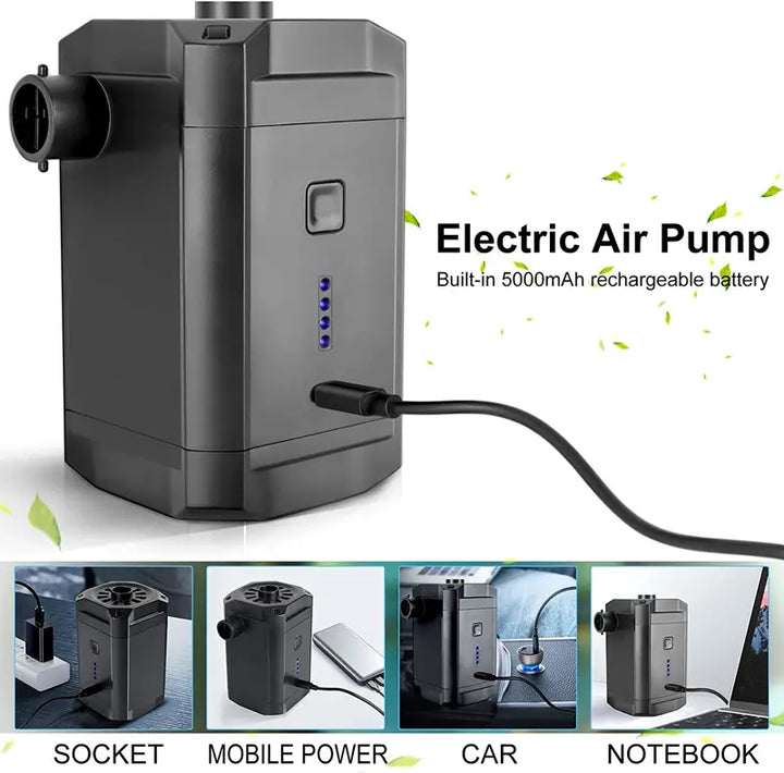 Wireless Electric Air Pump for Swimming Pool &amp; Toys