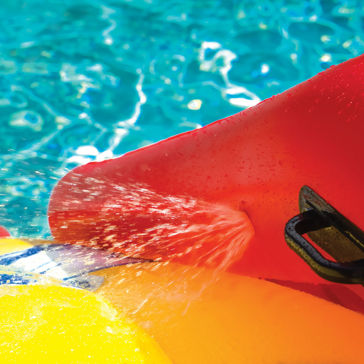 WOW Sports Slide N Smile Inflatable Pool Slide with Sprinklers for Kids and Adults-2