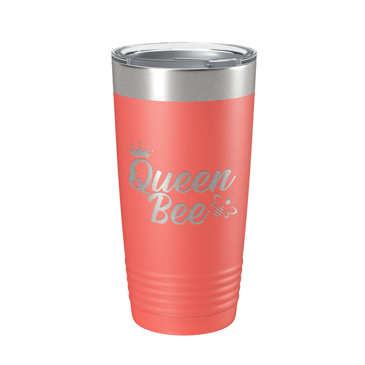Queen Bee Tumbler Travel Mug Gift Insulated Laser Engraved Coffee Cup 20 oz-20