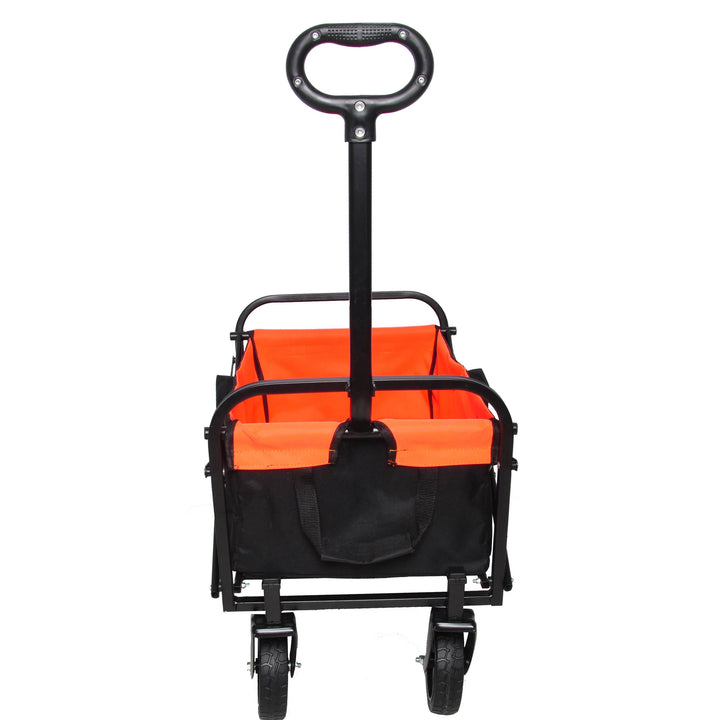 Folding Beach Utility Wagon Cart — 150 lb Capacity