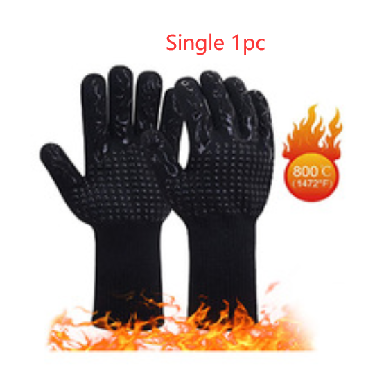 High Temperature Fireproof Barbecue Baking Gloves