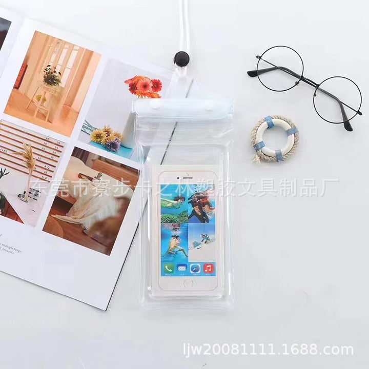 Three-Fold Waterproof Phone Bag for Swimming, Touchscreen