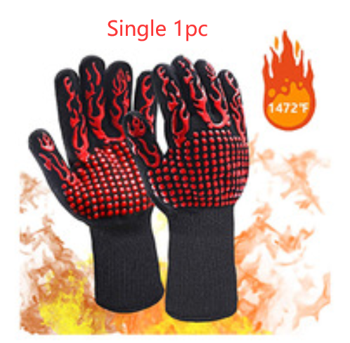 High Temperature Fireproof Barbecue Baking Gloves