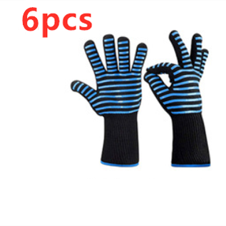 High Temperature Fireproof Barbecue Baking Gloves