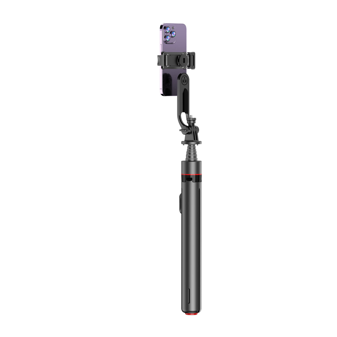 Selfie Stick Tripod with Fill Light – Extendable Phone Stand with Wireless Remote