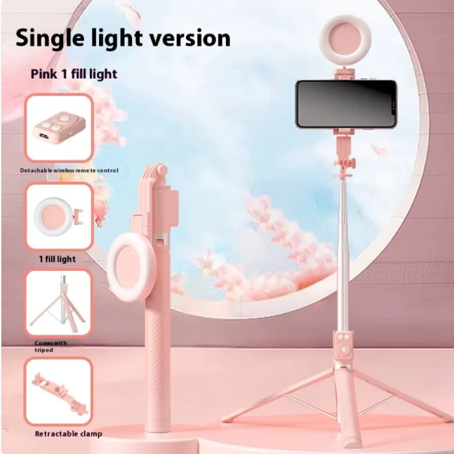 Bluetooth Selfie Stick &amp; Tripod – 1.7M Aviation-Grade Alloy