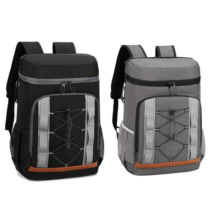 Grey-Black Backpack Leakproof Insulated Cooler