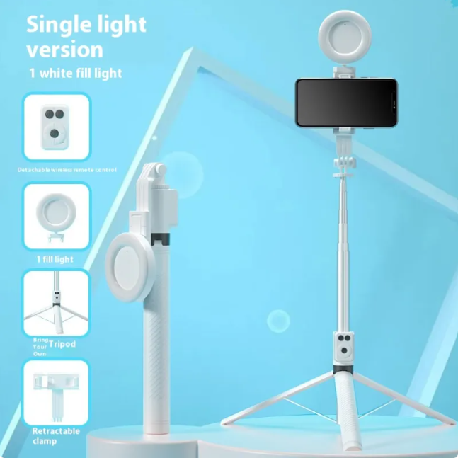 Bluetooth Selfie Stick &amp; Tripod – 1.7M Aviation-Grade Alloy