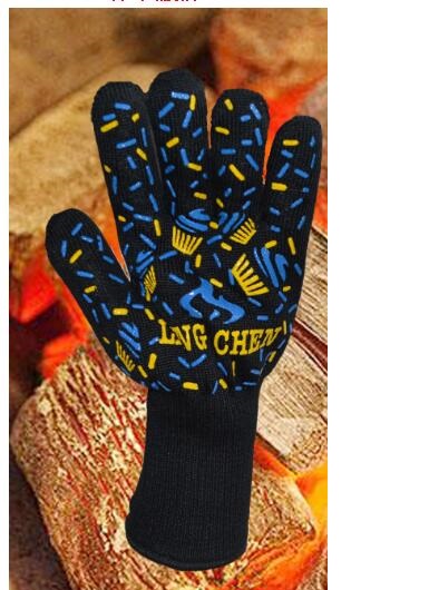 Extreme Cooking Heat BBQ Mitts,