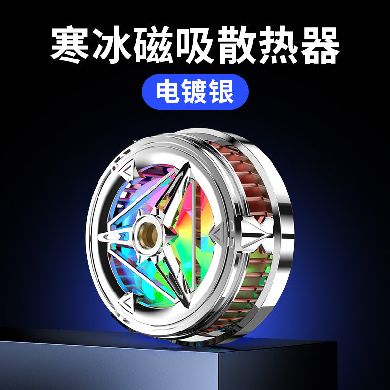 Magnetic Back Clip Phone Cooler with Digital Display