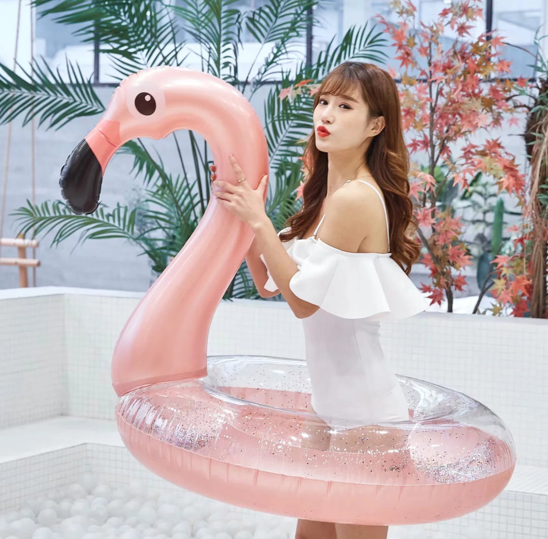 Flamingo Inflatable Pool Float Ring