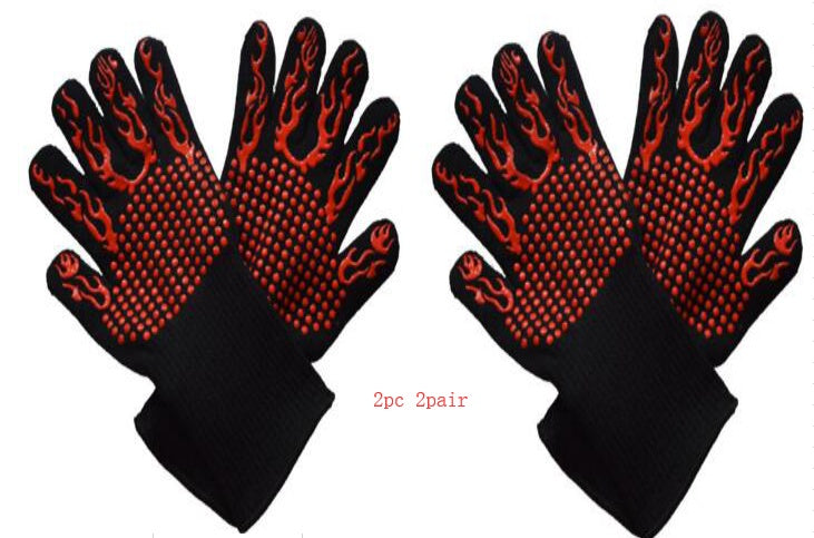 Extreme Cooking Heat BBQ Mitts,