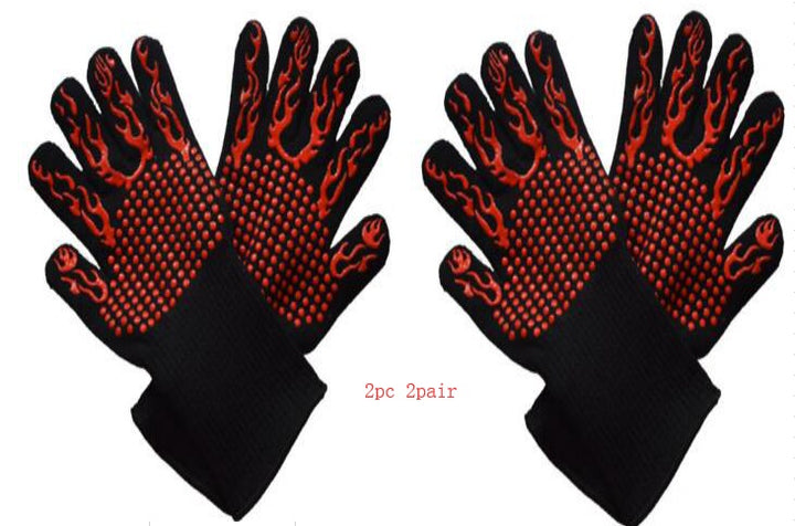Extreme Cooking Heat BBQ Mitts,