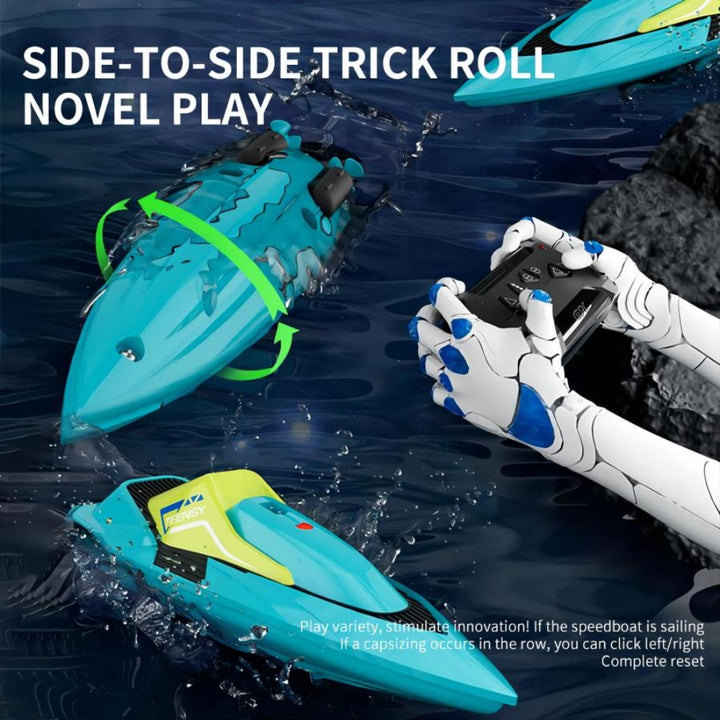S5 Remote Control Boat for Pools &amp; Lakes | 20 MPH | 2.4GHz | Self-Righting RC Boat
