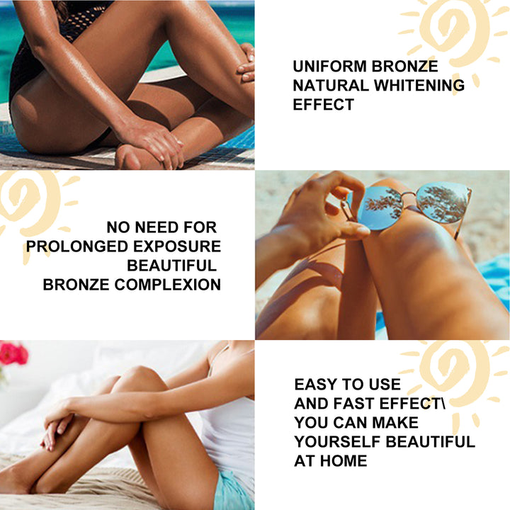 Sunbathing Tanning Bronzer Cream – Natural Glow Moisturizer