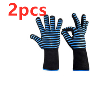 High Temperature Fireproof Barbecue Baking Gloves
