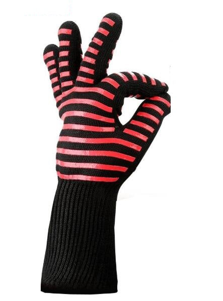 Extreme Cooking Heat BBQ Mitts,