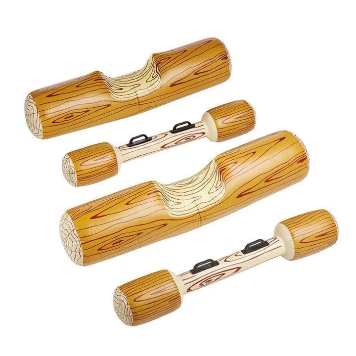 Wood Grain Inflatable Pool Float Ring