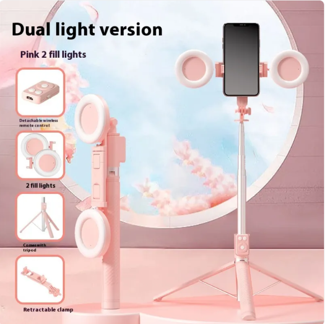 Bluetooth Selfie Stick &amp; Tripod – 1.7M Aviation-Grade Alloy