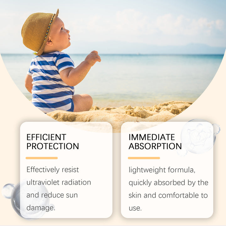 Wiieey Whitening Sunscreen Cream | SPF Moisturizing Sun Protection with Collagen &amp; Panthenol