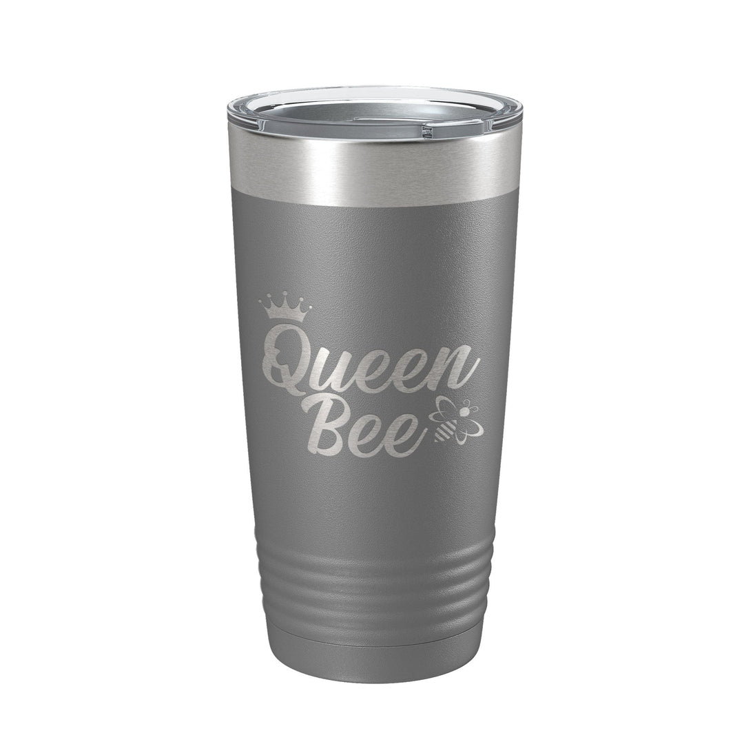 Queen Bee Tumbler Travel Mug Gift Insulated Laser Engraved Coffee Cup 20 oz-16
