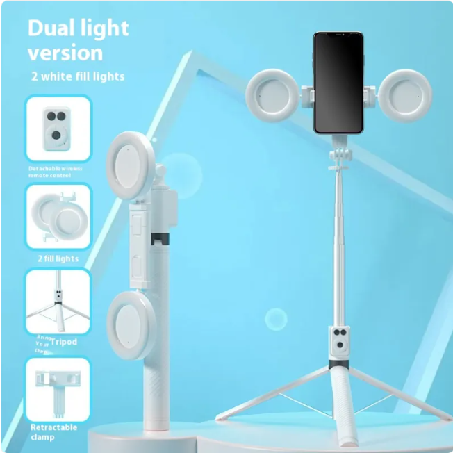 Bluetooth Selfie Stick &amp; Tripod – 1.7M Aviation-Grade Alloy