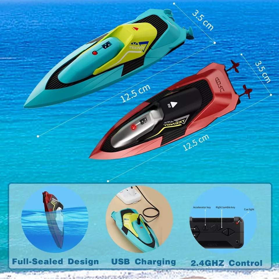 S5 Remote Control Boat for Pools &amp; Lakes | 20 MPH | 2.4GHz | Self-Righting RC Boat