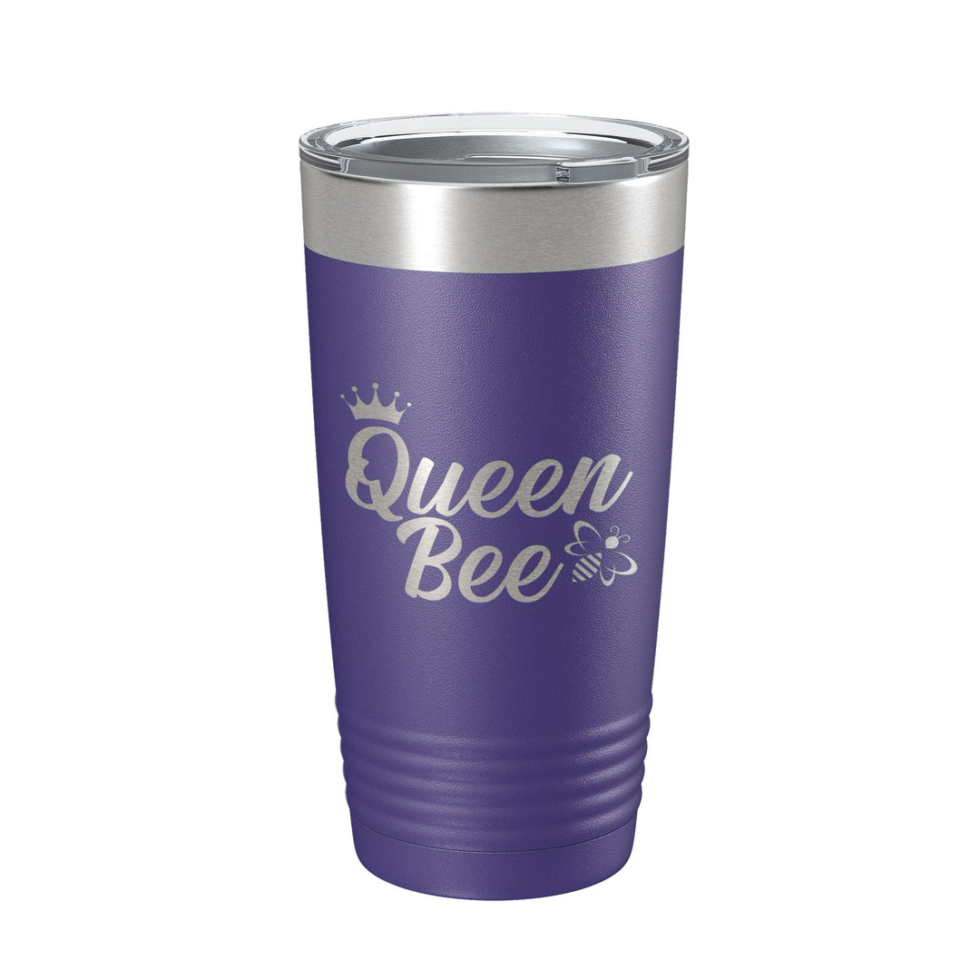 Queen Bee Tumbler Travel Mug Gift Insulated Laser Engraved Coffee Cup 20 oz-15