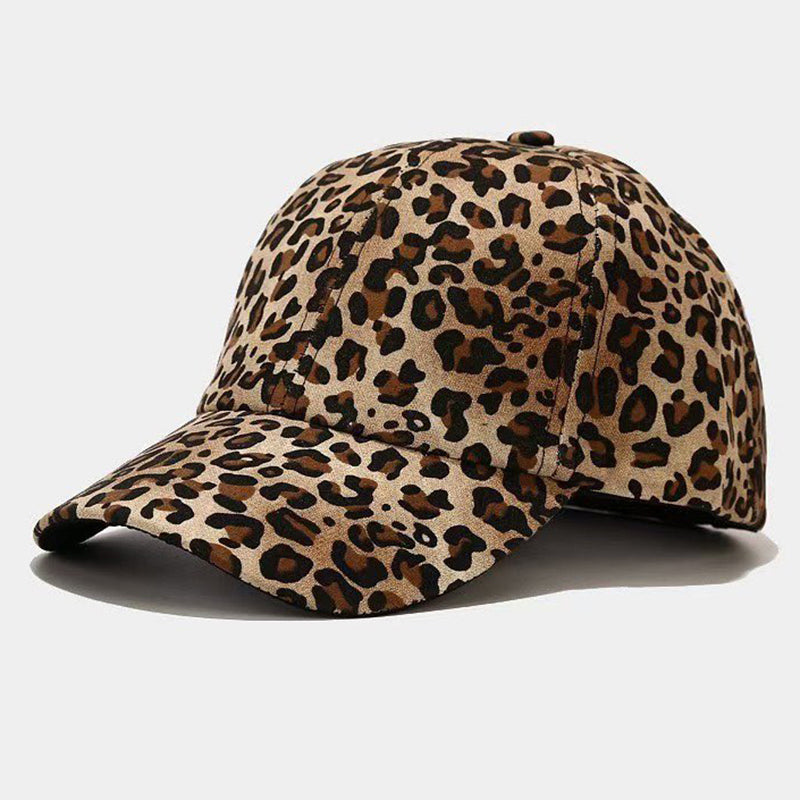 Leopard Print Baseball Cap – Women&