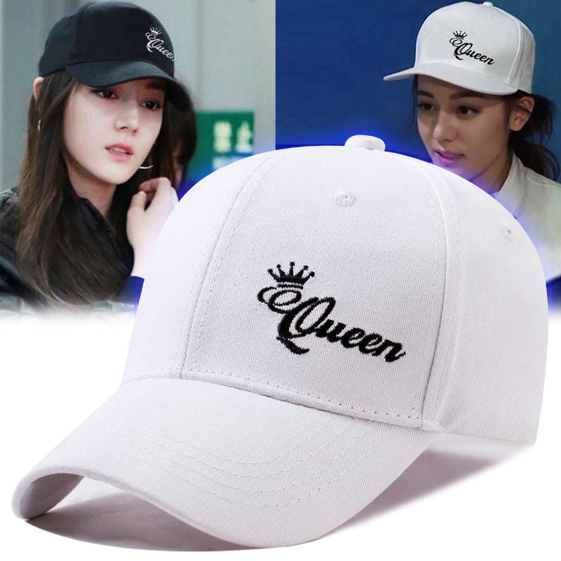 King N Queen Crown Embroidered Baseball Caps Set