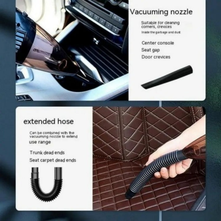 Compact Car Vacuum Cleaner, Great for Beach Sand
