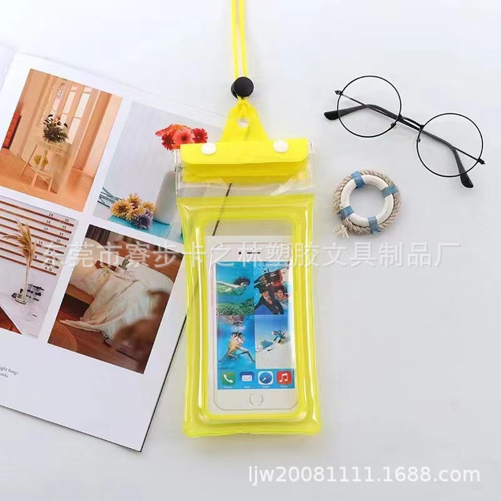Three-Fold Waterproof Phone Bag for Swimming, Touchscreen